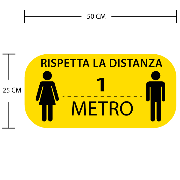 Adesivi Segnaletici Calpestabili